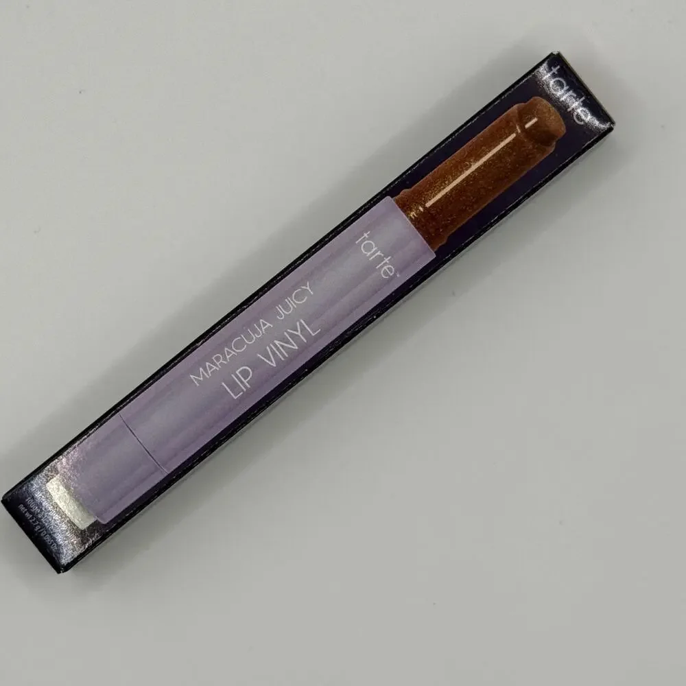 Tarte Maracuja Juicy Lip Vinyl Shimmering Cinnamon Spice Full Size NEW Gloss